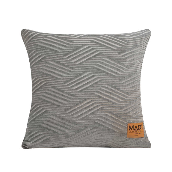 Διακοσμητική Μαξιλαροθήκη Madi Desert Grey 45x45
