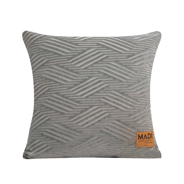 Διακοσμητική Μαξιλαροθήκη Madi Desert Grey 45x45