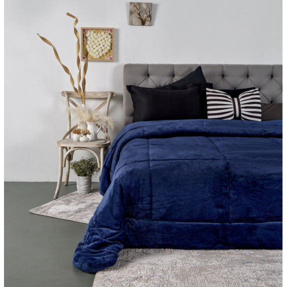 Κουβερτοπάπλωμα Μονό Sb Home LUSTERNAVY 160x240