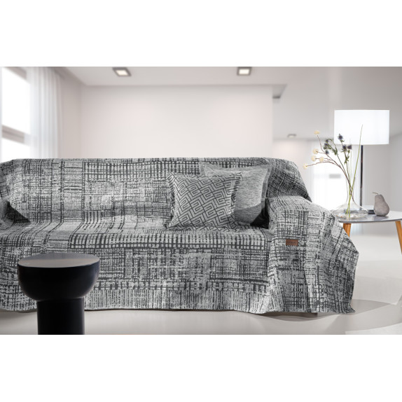 Ριχτάρι Πολυθρόνας Guy Laroche Melbourne Silver 180x150