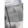 Ριχτάρι Πολυθρόνας Guy Laroche Sydney Silver 180x150