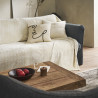 Ριχτάρι Διθέσιου Gofis Home Julien Cotton Beige 114/05 190x260