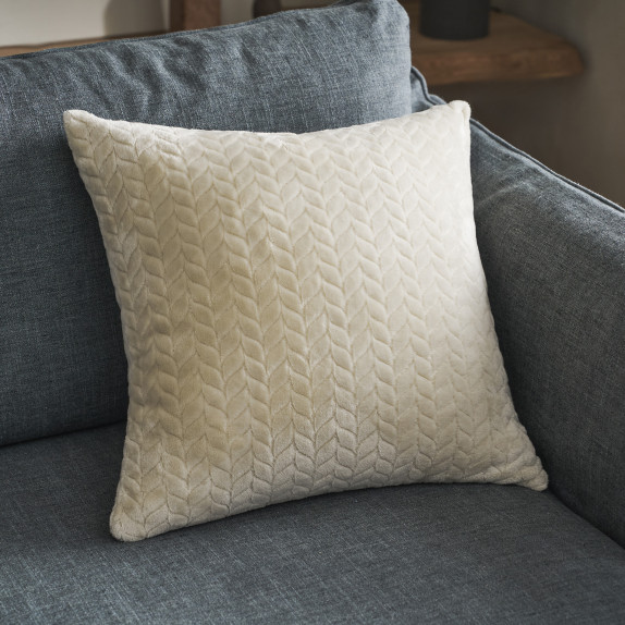 Μαξιλαροθήκη Διακόσμησης Gofis Home Julien Cotton Beige...