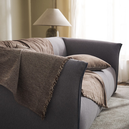 Ριχτάρι Πολυθρόνας Gofis Home Valkyrie Leather Brown 234/22 180x180