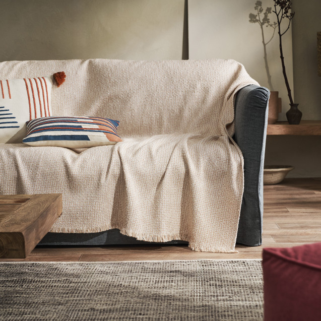 Ριχτάρι Τριθέσιου Gofis Home Quina Beige/Brick...