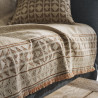 Ριχτάρι Τετραθέσιου Gofis Home Indira Grain Beige 258/04 180x350