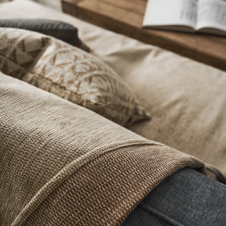 Ριχτάρι Τετραθέσιου Gofis Home Indira Grain Beige 258/04 180x350