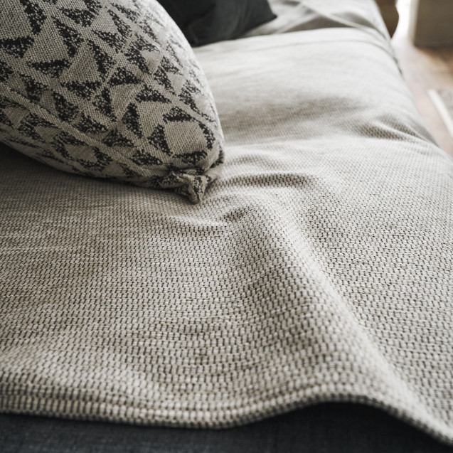 Ριχτάρι Τριθέσιου Gofis Home Indira Ecru/Black...