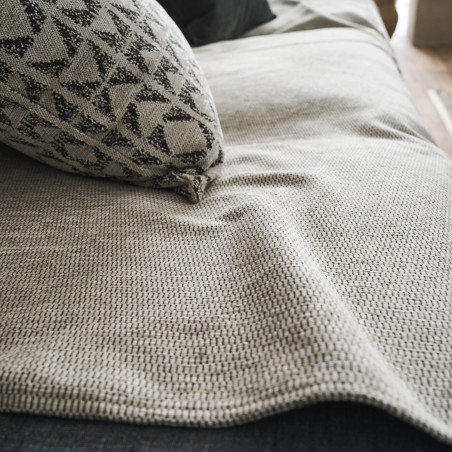 Ριχτάρι Τριθέσιου Gofis Home Indira Ecru/Black 258/05 180x310