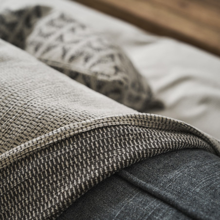 Ριχτάρι Τριθέσιου Gofis Home Indira Ecru/Black 258/05 180x310