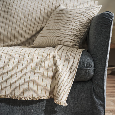 Ριχτάρι Τετραθέσιου Gofis Home Thyra Grain Beige 273/04 180x350