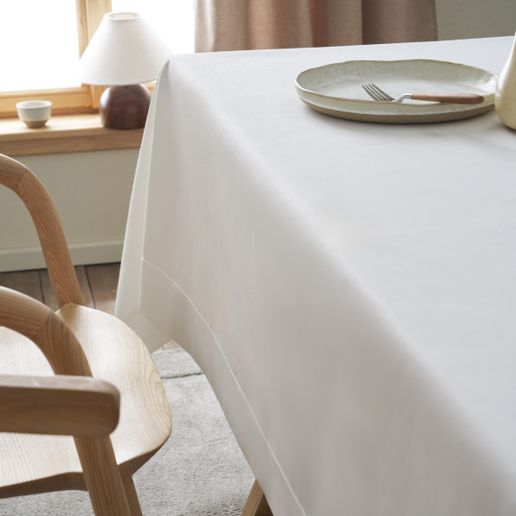 Τραπεζομάντηλο Gofis Home Aelinore Pure white 391/16 145x260