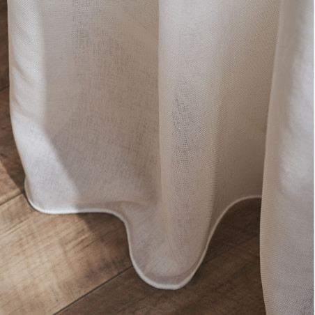 Κουρτίνα με σιρίτι Gofis Home Maisy White 507/05 140x280