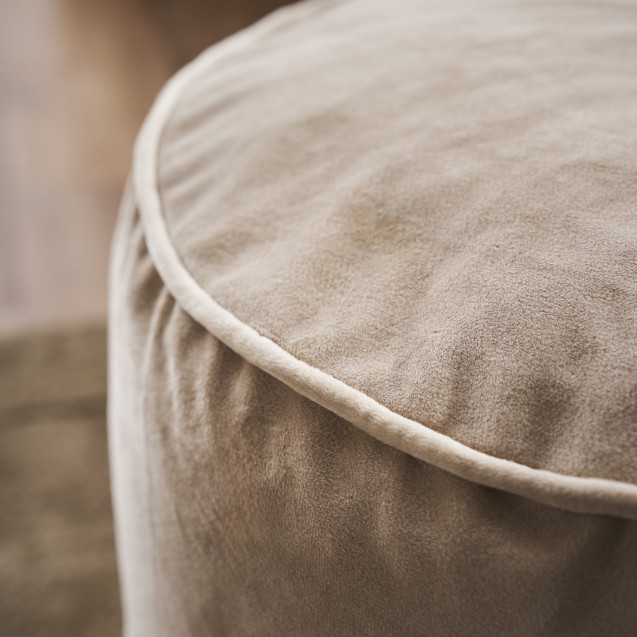 Πουφ Gofis Home Winter Dove Beige 711/06 40x50x50