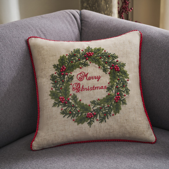 Μαξιλαροθήκη Διακόσμησης Gofis Home Xmas 237 43x43