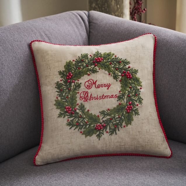Μαξιλαροθήκη Διακόσμησης Gofis Home Xmas 237 43x43