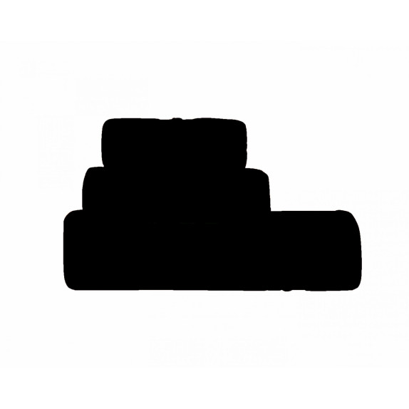 Πετσέτα Σώματος Makis Tselios Dove2 Black 90x150