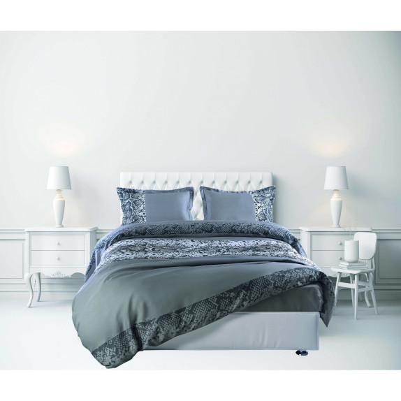 Σετ Σεντόνια King Size 4 Τεμαχίων Makis Tselios Snik Grey...