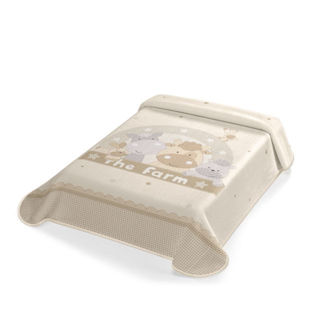 Κουβερτα Ισπανιας Κουνιας 110X140 Belpla Ster...