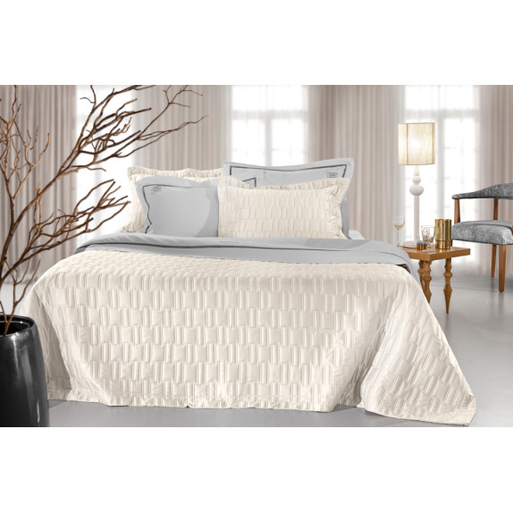 Σετ Κουβερλί King Size 3 Τεμαχίων Guy Laroche Brick Ivory...
