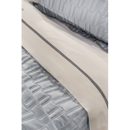 Σετ Κουβερλί King Size 3 Τεμαχίων Guy Laroche Brick Silver 240x250