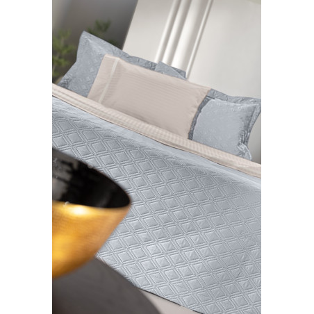 Σετ Κουβερλί King Size 3 Τεμαχίων Guy Laroche Honour Silver 240x250