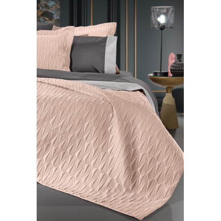 Σετ Κουβερλί King Size 3 Τεμαχίων Guy Laroche Ruby Old Pink 240x250