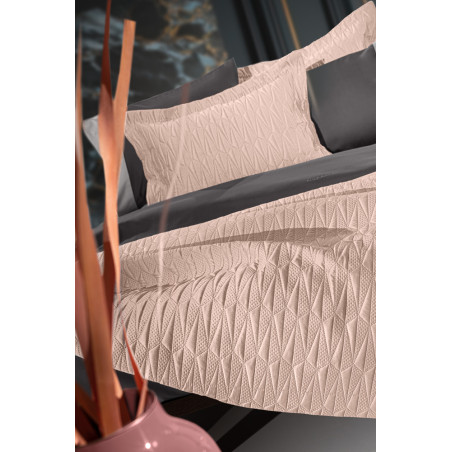 Σετ Κουβερλί King Size 3 Τεμαχίων Guy Laroche Ruby Old Pink 240x250