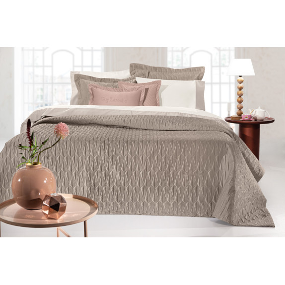 Σετ Κουβερλί King Size 3 Τεμαχίων Guy Laroche Ruby Taupe...