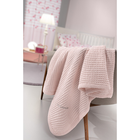 Κουβέρτα Κούνιας Πικέ Guy Laroche Bebe Bella Pinky 110x130