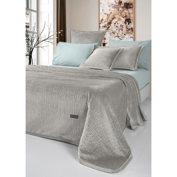 Σετ Κουβέρτα Βελουτέ Μονή και Μαξιλαροθήκη Διακόσμησης...