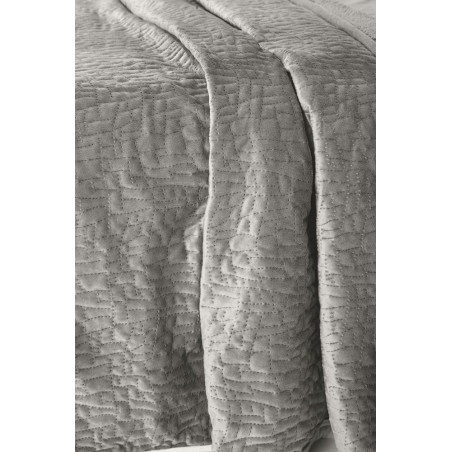 Σετ Κουβέρτα Βελουτέ Μονή και Μαξιλαροθήκη Διακόσμησης Guy Laroche Bolzano Vison 160x220