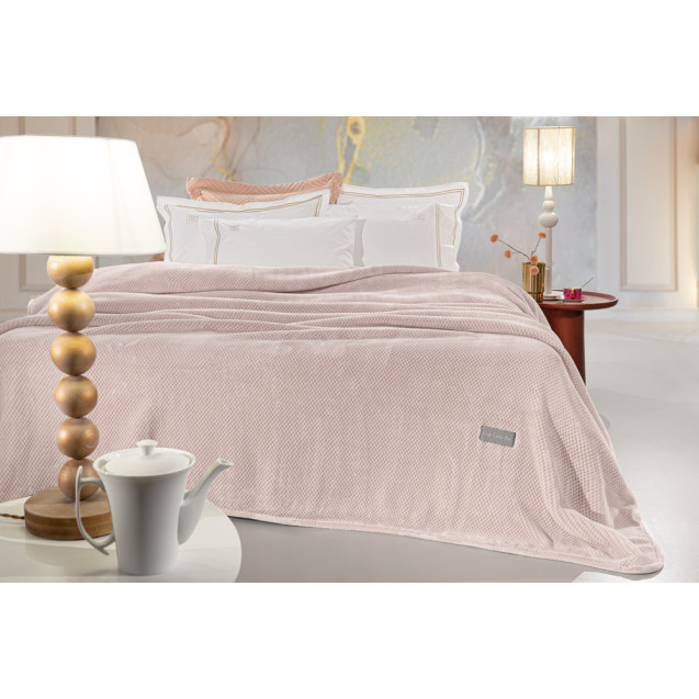 Κουβέρτα Βελουτέ Μονή Guy Laroche Cheval Pudra...