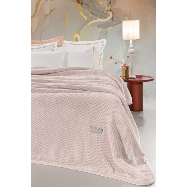 Κουβέρτα Βελουτέ Μονή Guy Laroche Cheval Pudra...