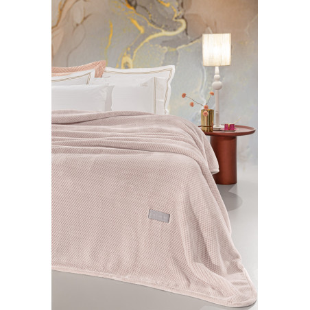 Κουβέρτα Βελουτέ Μονή Guy Laroche Cheval Pudra 160x220