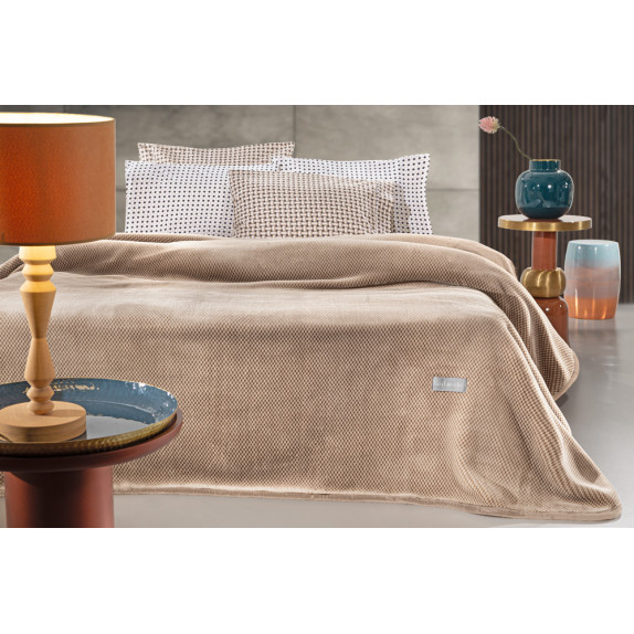 Κουβέρτα Βελουτέ Υπέρδιπλη Guy Laroche Cheval Vison 220x240