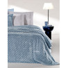 Σετ Κουβέρτα Fleece Μονή και Μαξιλαροθήκη Διακόσμησης Guy Laroche Smoothie Blue 160x220