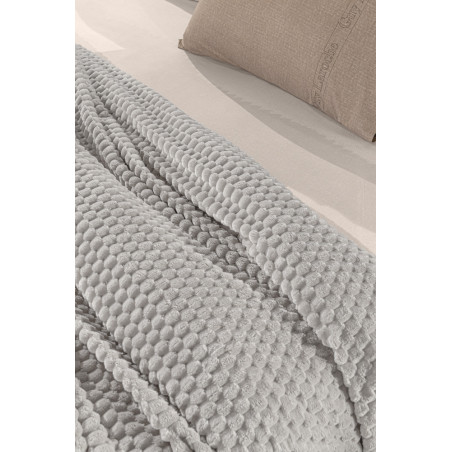 Σετ Κουβέρτα Fleece Υπέρδιπλη και Μαξιλαροθήκη Διακόσμησης Guy Laroche Smoothie Elephant 220x240