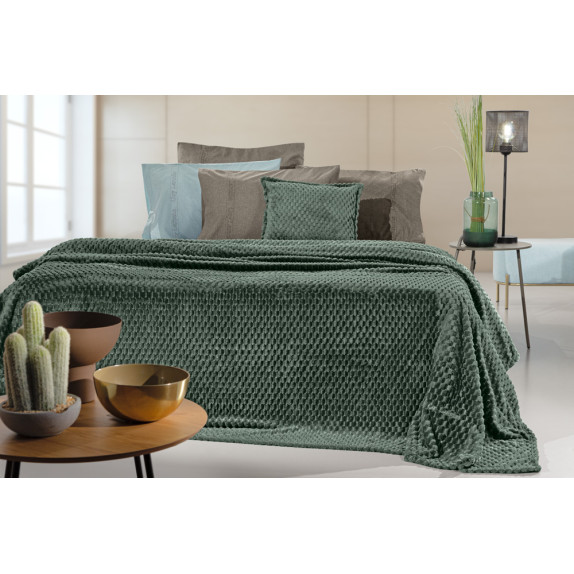 Σετ Κουβέρτα Fleece Υπέρδιπλη και Μαξιλαροθήκη...