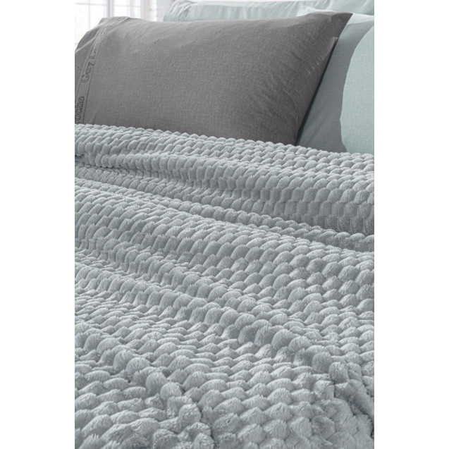 Σετ Κουβέρτα Fleece Μονή και Μαξιλαροθήκη...