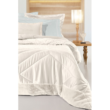 Σετ Πάπλωμα King Size 3 Τεμαχίων Guy Laroche Columbia Ivory 250x240