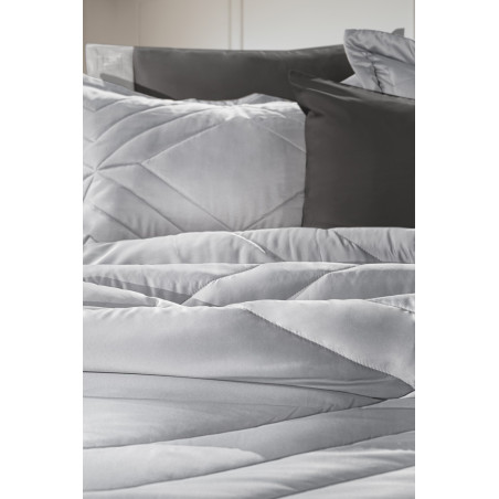 Σετ Πάπλωμα King Size 3 Τεμαχίων Guy Laroche Columbia Silver 250x240