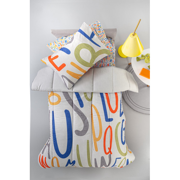 Παιδικό Πάπλωμα Μονό Guy Laroche Letters Mult 160x220