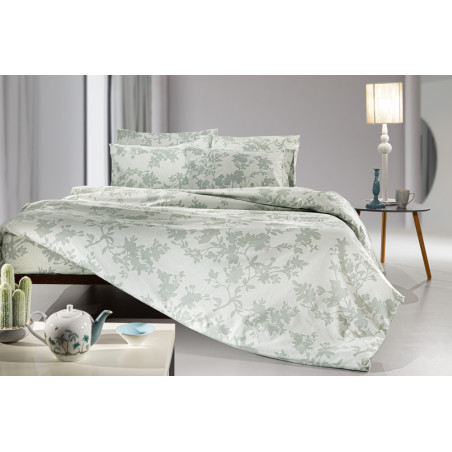 Σετ Παπλωματοθήκη Υπέρδιπλη 3 Τεμαχίων Guy Laroche Christy Aqua Grey 225x245