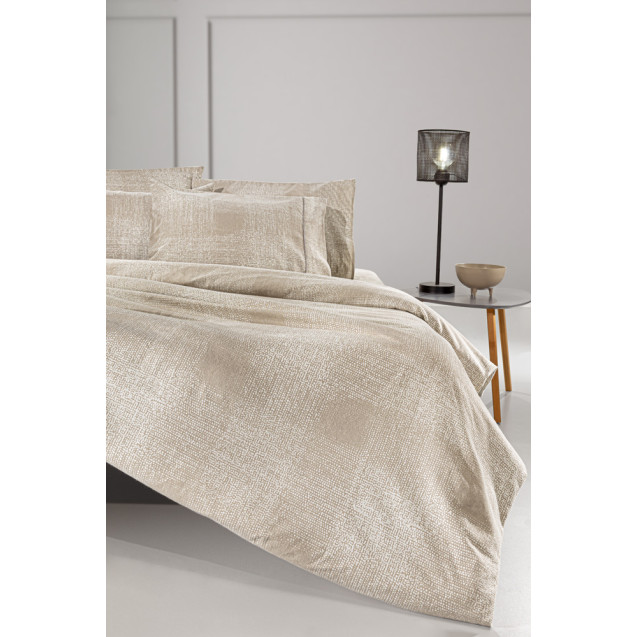 Σετ Παπλωματοθήκη Φανελένια Υπέρδιπλη 3...