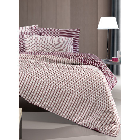 Σετ Παπλωματοθήκη Μονή 2 Τεμαχίων Guy Laroche Galleon Amethyst 165x225