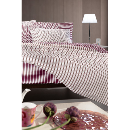 Σετ Παπλωματοθήκη Μονή 2 Τεμαχίων Guy Laroche Galleon Amethyst 165x225