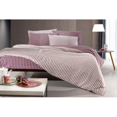 Σετ Παπλωματοθήκη Υπέρδιπλη 3 Τεμαχίων Guy Laroche Galleon Amethyst 225x245