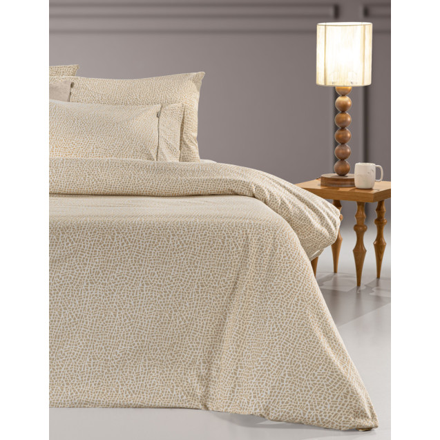 Σετ Παπλωματοθήκη Φανελένια Υπέρδιπλη 3...