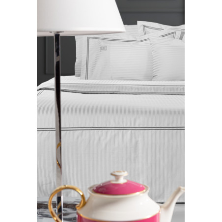 Παπλωματοθήκη Υπέρδιπλη Guy Laroche Nice Cement D. Silver 225x245